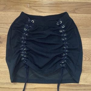 Shein Black Mini Skirt, Size: XXS